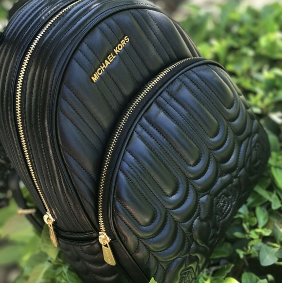 Michael Kors Handbags - Michael Kors Abbey MD Qulted Leather Backpack Michael Kors Handbags - Michael Kors Abbey MD Qulted Leather Backpack